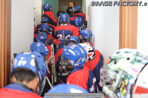 2014-10-26 Ambrosiana-Hockey Milano Rossoblu U12 0212 Squadra